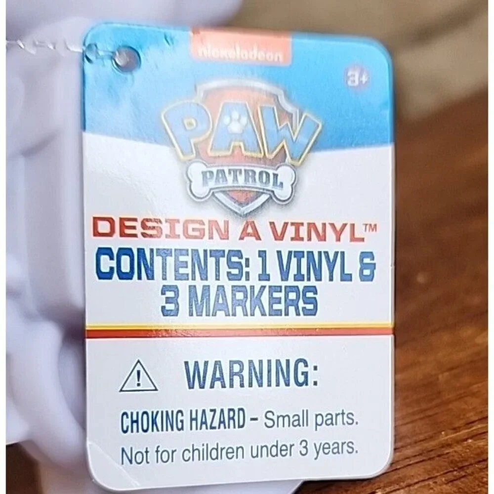Paw Patrol Design A Vinyl 3 Markers
